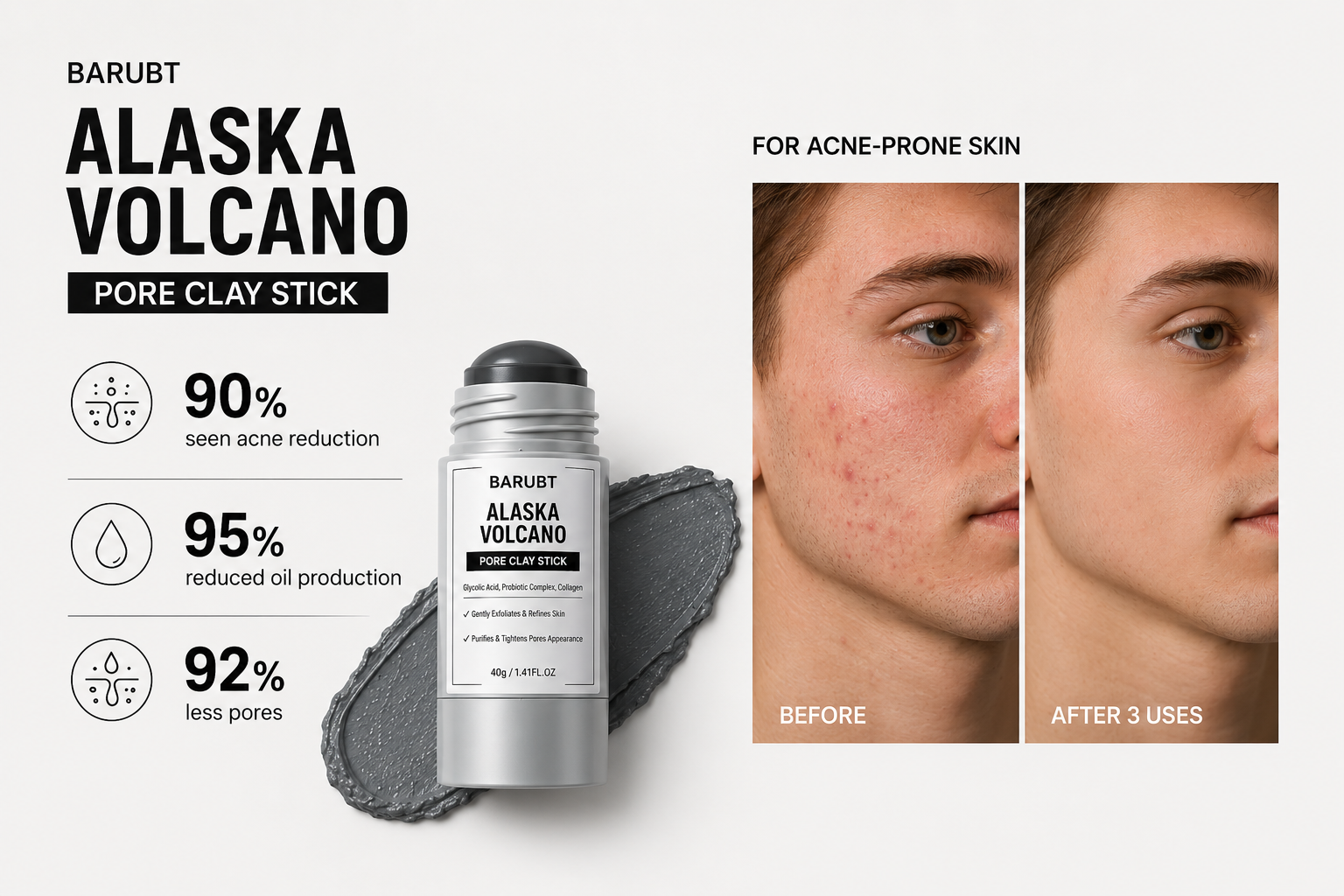 Mess-Free Clay Detox. Real Results.